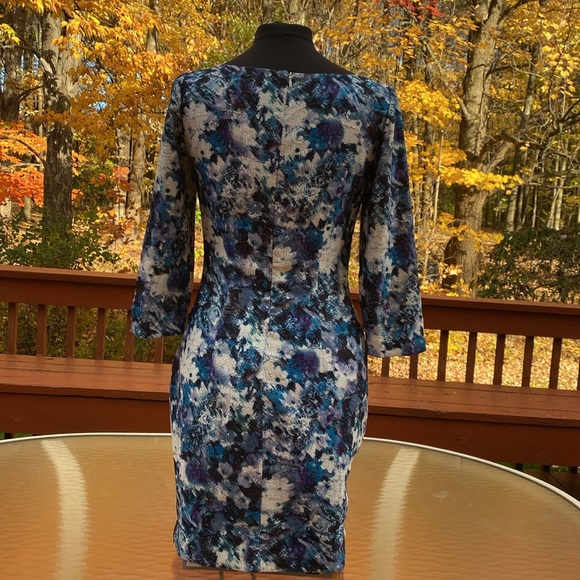 Badgley Mischka multi color dress, excellent Condition, measurements in photos. - Picture 3 of 12